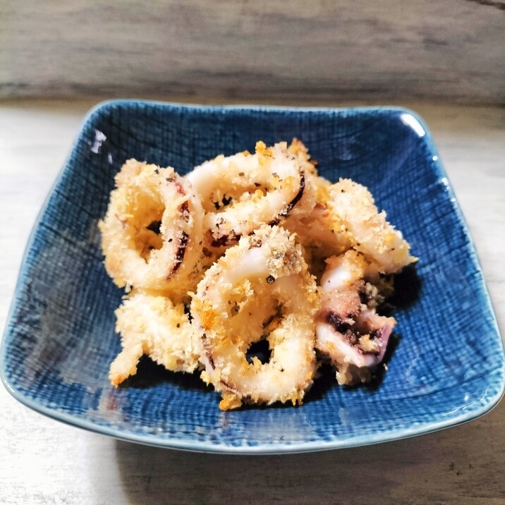 オーブントースターで♡アオリイカのイカリング